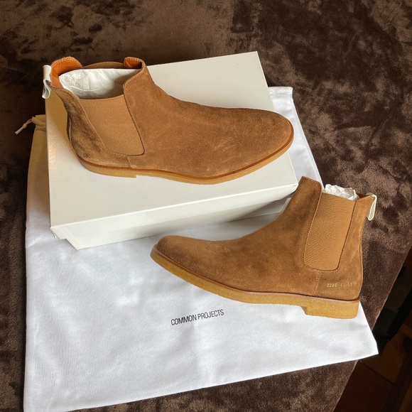 Tobacco Common Projects Chelsea Boots - Picture 2 of 6